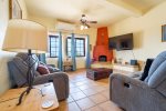 Casa Richy, San Felipe, Baja California - comfortable sofas in the living room